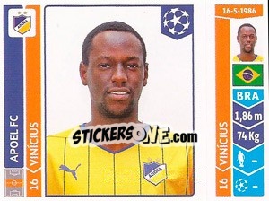 Figurina Vinícius - UEFA Champions League 2014-2015 - Panini