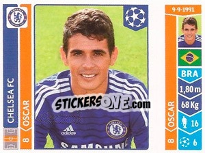 Sticker Oscar - UEFA Champions League 2014-2015 n. 497 - Panini
