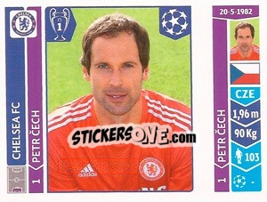 Sticker Petr Cech - UEFA Champions League 2014-2015 n. 500 - Panini