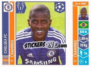 Sticker Ramires - UEFA Champions League 2014-2015 n. 503 - Panini