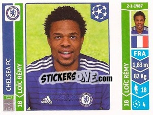Sticker Loïc Rémy - UEFA Champions League 2014-2015 n. 505 - Panini