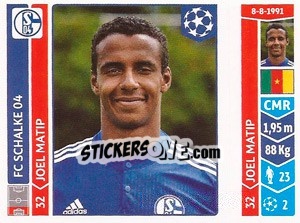 Sticker Joel Matip - UEFA Champions League 2014-2015 n. 509 - Panini