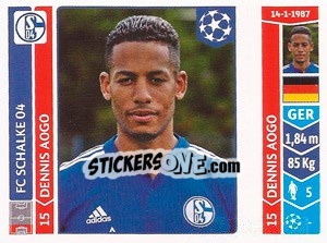 Sticker Dennis Aogo - UEFA Champions League 2014-2015 - Panini