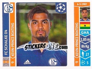 Sticker Kevin-Prince Boateng - UEFA Champions League 2014-2015 n. 513 - Panini
