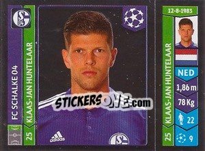 Sticker Klaas-Jan Huntelaar - UEFA Champions League 2014-2015 - Panini