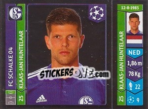 Sticker Klaas-Jan Huntelaar - UEFA Champions League 2014-2015 n. 517 - Panini