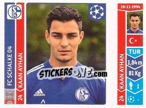 Sticker Kaan Ayhan - UEFA Champions League 2014-2015 - Panini