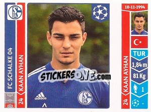 Sticker Kaan Ayhan - UEFA Champions League 2014-2015 n. 518 - Panini
