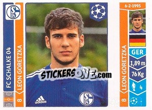 Sticker Leon Goretzka - UEFA Champions League 2014-2015 n. 522 - Panini