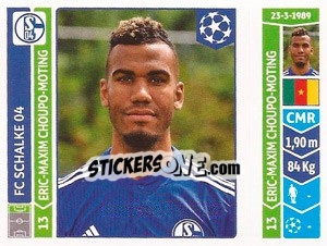 Sticker Eric-Maxim Choupo-Moting - UEFA Champions League 2014-2015 n. 524 - Panini