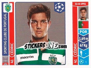Sticker Cédric Soares - UEFA Champions League 2014-2015 n. 526 - Panini