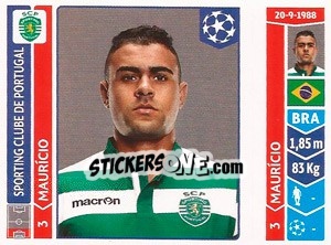 Sticker Maurício - UEFA Champions League 2014-2015 n. 527 - Panini