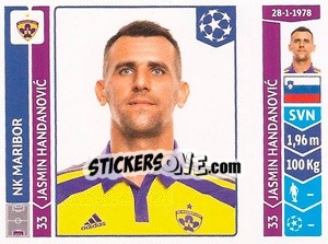 Sticker Jasmin Handanovic - UEFA Champions League 2014-2015 n. 543 - Panini