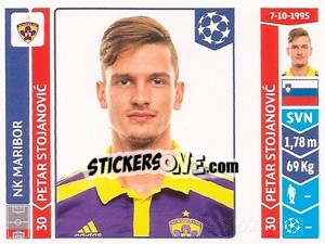 Sticker Petar Stojanovic - UEFA Champions League 2014-2015 n. 544 - Panini