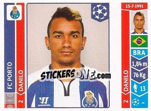 Sticker Danilo - UEFA Champions League 2014-2015 n. 562 - Panini