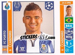 Sticker Casemiro - UEFA Champions League 2014-2015 - Panini