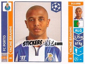 Sticker Yacine Brahimi - UEFA Champions League 2014-2015 n. 571 - Panini