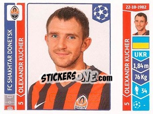 Sticker Olexandr Kucher - UEFA Champions League 2014-2015 - Panini