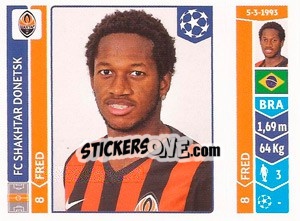 Sticker Fred - UEFA Champions League 2014-2015 n. 584 - Panini