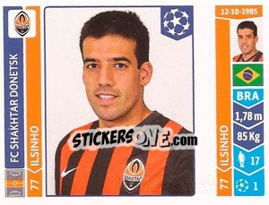 Sticker Ilsinho - UEFA Champions League 2014-2015 - Panini