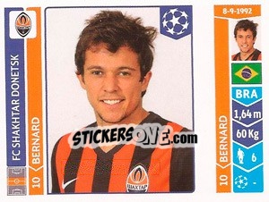 Cromo Bernard - UEFA Champions League 2014-2015 n. 595 - Panini