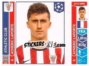 Sticker Aymeric Laporte - UEFA Champions League 2014-2015 n. 600 - Panini