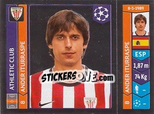 Sticker Ander Iturraspe - UEFA Champions League 2014-2015 n. 602 - Panini