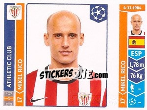 Sticker Mikel Rico - UEFA Champions League 2014-2015 n. 603 - Panini