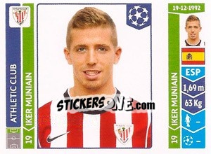 Sticker Iker Muniain - UEFA Champions League 2014-2015 n. 606 - Panini