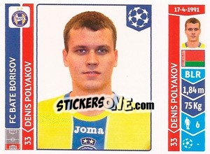 Sticker Denis Polyakov - UEFA Champions League 2014-2015 - Panini