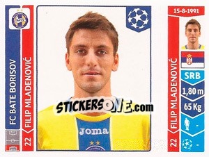 Figurina Filip Mladenovic - UEFA Champions League 2014-2015 - Panini