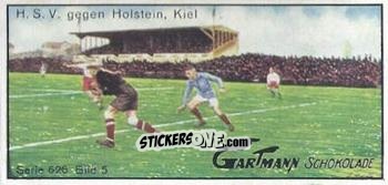 Cromo H.S.V. gegen Holstein, Kiel - Snapshots from Football (626) 1926
 n. 5 - Gartmann Chocolate
