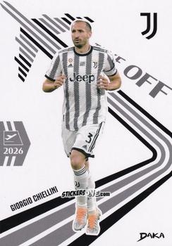 Sticker Giorgio Chiellini - Juventus 2025-2026 Top Audience
 n. CW-17 - DAKA
