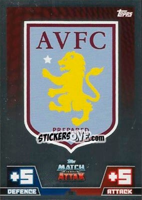 Sticker Club Badge - English Premier League 2014-2015. Match Attax n. 19 - Topps