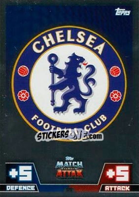 Sticker Club Badge - English Premier League 2014-2015. Match Attax n. 55 - Topps