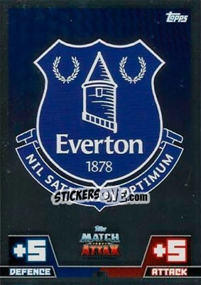Sticker Club Badge - English Premier League 2014-2015. Match Attax n. 91 - Topps