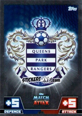 Sticker Club Badge - English Premier League 2014-2015. Match Attax n. 217 - Topps