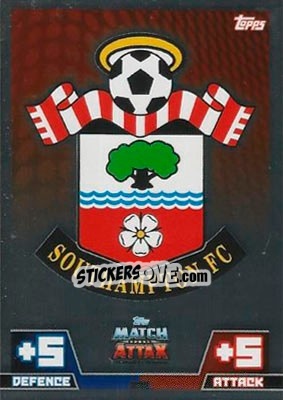 Sticker Club Badge - English Premier League 2014-2015. Match Attax n. 235 - Topps