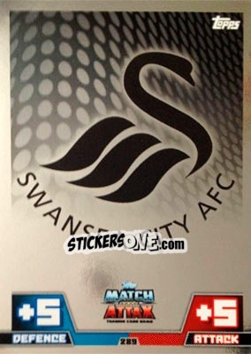Sticker Club Badge - English Premier League 2014-2015. Match Attax n. 289 - Topps