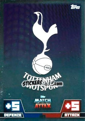 Sticker Club Badge - English Premier League 2014-2015. Match Attax n. 307 - Topps