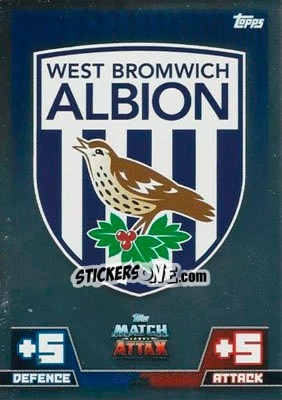 Sticker Club Badge - English Premier League 2014-2015. Match Attax n. 325 - Topps