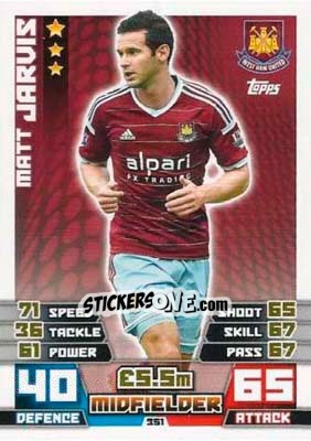 Cromo Matt Jarvis - English Premier League 2014-2015. Match Attax - Topps