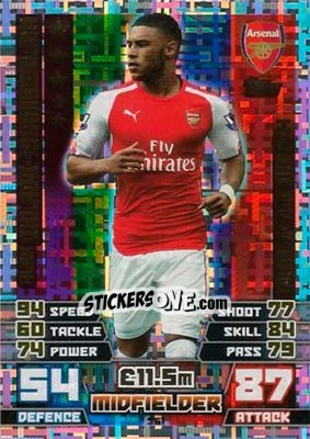 Sticker Alex Oxlade-Chamberlain - English Premier League 2014-2015. Match Attax n. 361 - Topps