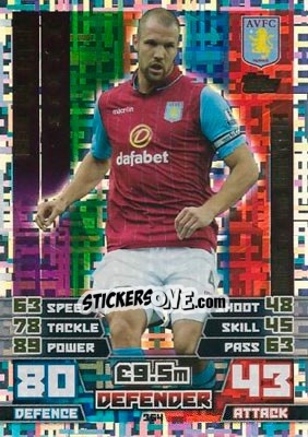 Cromo Ron Vlaar - English Premier League 2014-2015. Match Attax - Topps