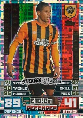 Sticker Curtis Davies - English Premier League 2014-2015. Match Attax n. 373 - Topps