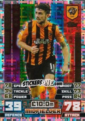 Sticker Robbie Brady - English Premier League 2014-2015. Match Attax n. 374 - Topps