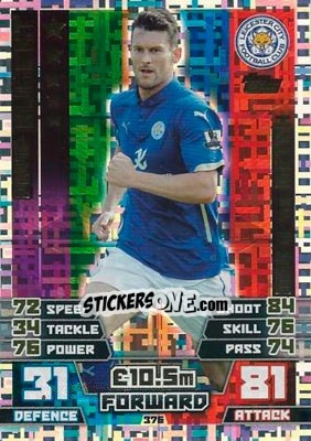 Sticker David Nugent - English Premier League 2014-2015. Match Attax n. 376 - Topps