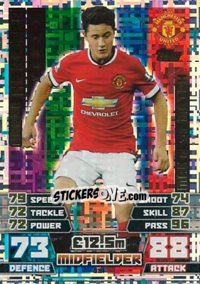 Sticker Ander Herrera - English Premier League 2014-2015. Match Attax n. 381 - Topps