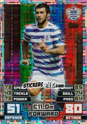 Sticker Charlie Austin - English Premier League 2014-2015. Match Attax n. 386 - Topps