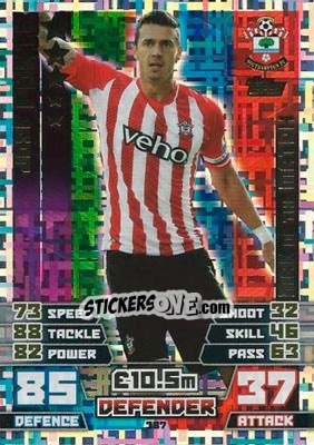 Sticker Jose Fonte - English Premier League 2014-2015. Match Attax - Topps